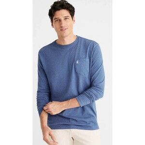 Johnnie-O Brennen Long Sleeve T- Shirt Blue Size Large